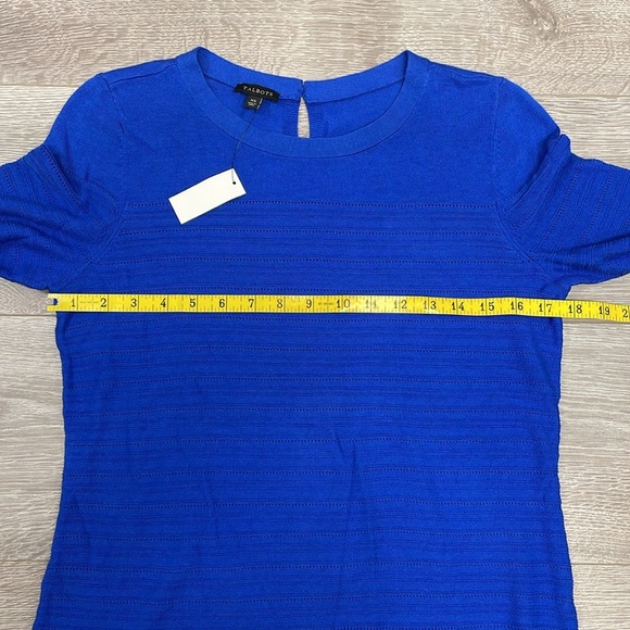NWT Talbots 3/4 Sleeve Pointelle Pull On Sweater XS - Picture 7 of 16